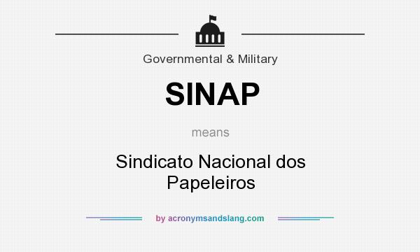 What does SINAP mean? It stands for Sindicato Nacional dos Papeleiros