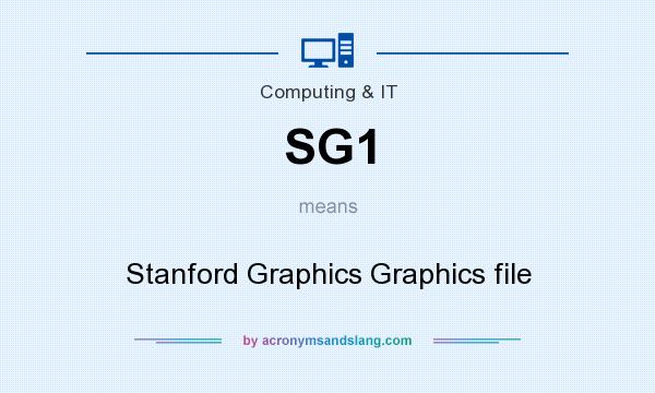 What does SG1 mean? It stands for Stanford Graphics Graphics file