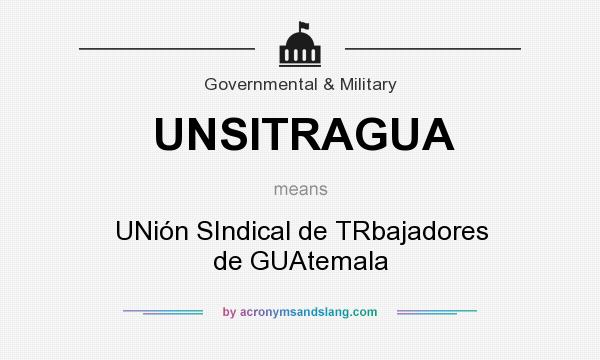 What does UNSITRAGUA mean? It stands for UNión SIndical de TRbajadores de GUAtemala