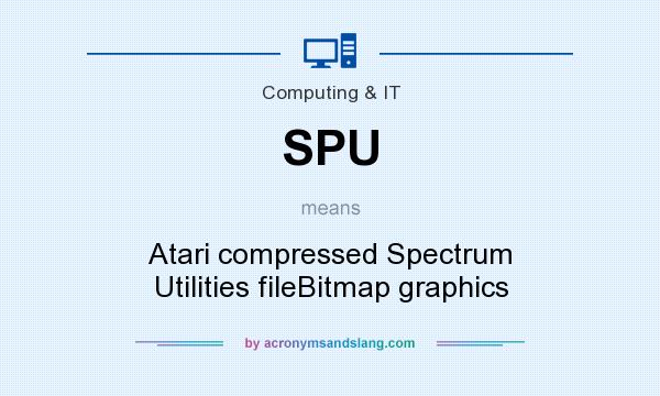 What does SPU mean? It stands for Atari compressed Spectrum Utilities fileBitmap graphics