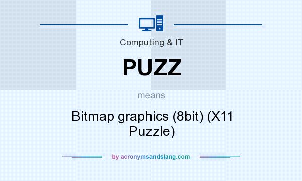What does PUZZ mean? It stands for Bitmap graphics (8bit) (X11 Puzzle)