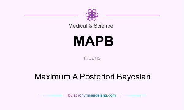 What does MAPB mean? It stands for Maximum A Posteriori Bayesian