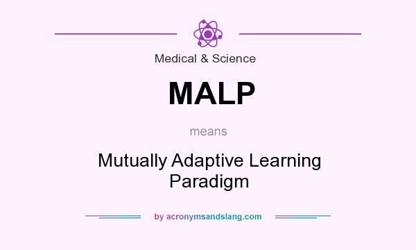 What does MALP mean? It stands for Mutually Adaptive Learning Paradigm