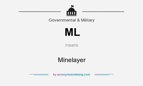 What does ML mean? It stands for Minelayer