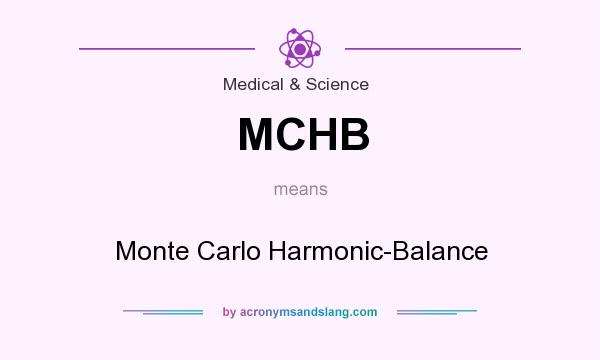 What does MCHB mean? It stands for Monte Carlo Harmonic-Balance