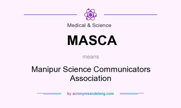 What does MASCA mean? It stands for Manipur Science Communicators Association