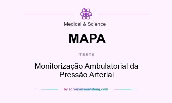 What does MAPA mean? It stands for Monitorização Ambulatorial da Pressão Arterial
