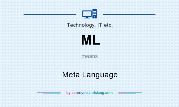 What does ML mean? It stands for Meta Language