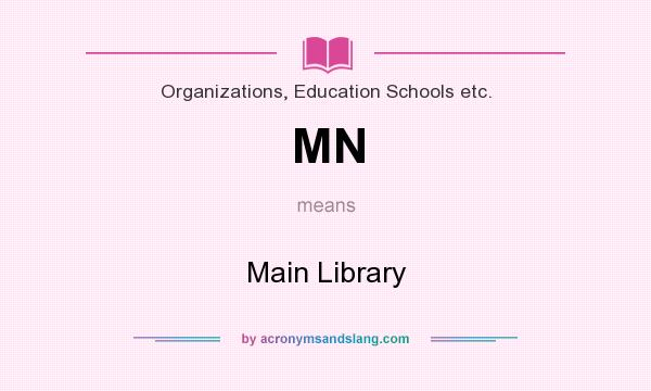 What does MN mean? It stands for Main Library
