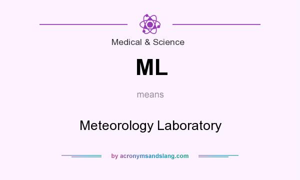 What does ML mean? It stands for Meteorology Laboratory