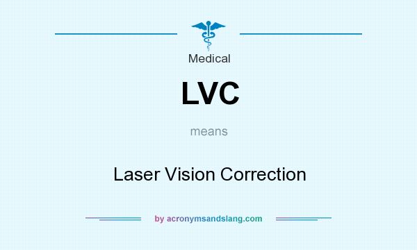 What does LVC mean? It stands for Laser Vision Correction