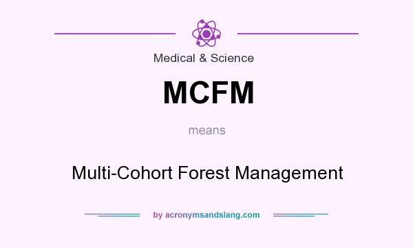 What does MCFM mean? It stands for Multi-Cohort Forest Management