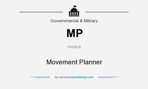 What does MP mean? It stands for Movement Planner