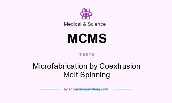 What does MCMS mean? It stands for Microfabrication by Coextrusion Melt Spinning