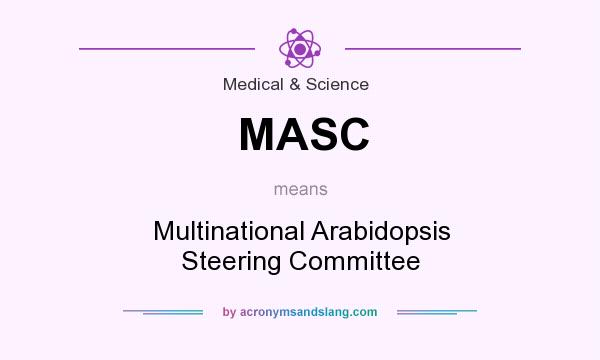 What does MASC mean? It stands for Multinational Arabidopsis Steering Committee