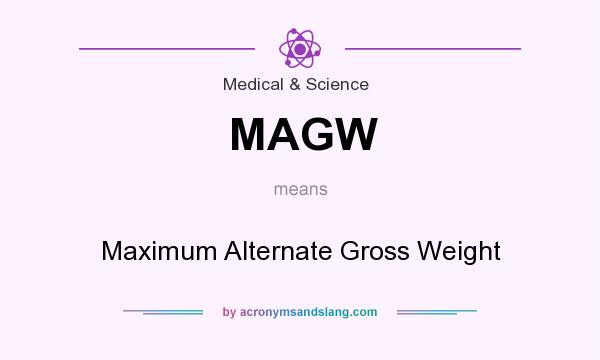 What does MAGW mean? It stands for Maximum Alternate Gross Weight
