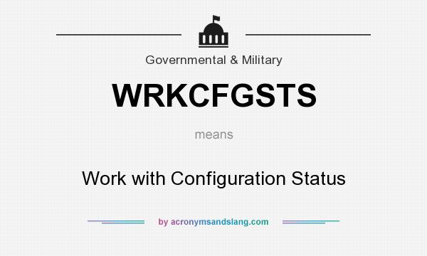 What does WRKCFGSTS mean? It stands for Work with Configuration Status