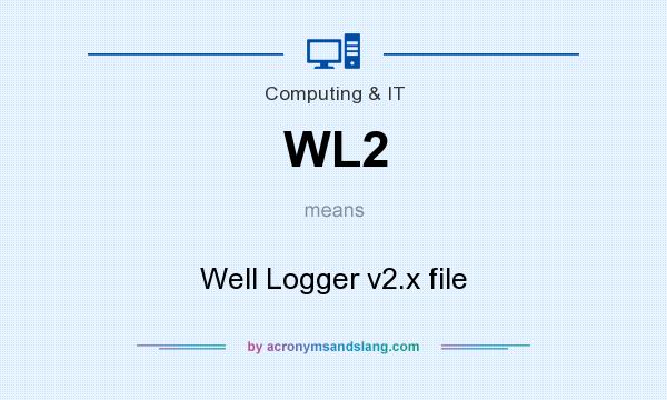 What does WL2 mean? It stands for Well Logger v2.x file