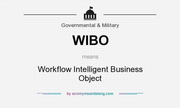 What does WIBO mean? It stands for Workflow Intelligent Business Object