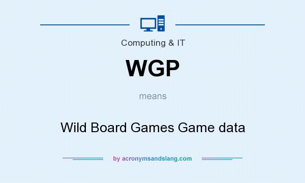 What does WGP mean? It stands for Wild Board Games Game data