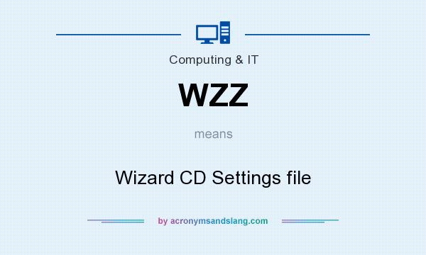 What does WZZ mean? It stands for Wizard CD Settings file
