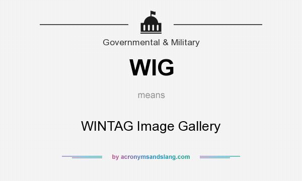 What does WIG mean? It stands for WINTAG Image Gallery