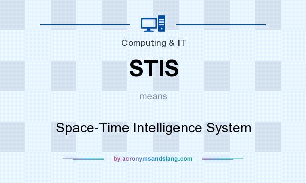 What does STIS mean? It stands for Space-Time Intelligence System