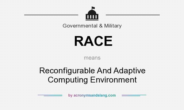 What does RACE mean? It stands for Reconfigurable And Adaptive Computing Environment