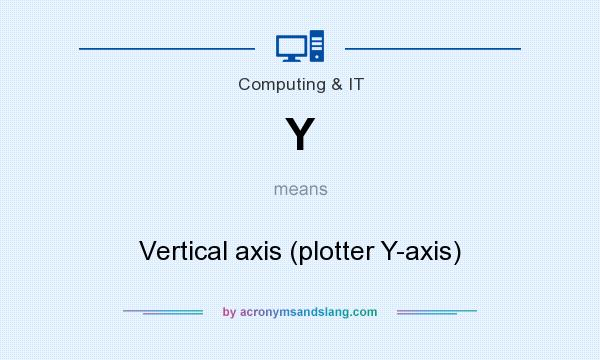 What does Y mean? It stands for Vertical axis (plotter Y-axis)