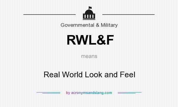 What does RWL&F mean? It stands for Real World Look and Feel
