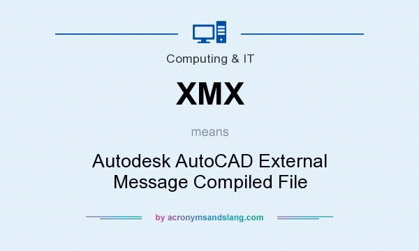 What does XMX mean? It stands for Autodesk AutoCAD External Message Compiled File