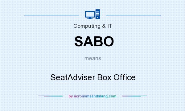 What does SABO mean? It stands for SeatAdviser Box Office