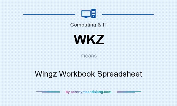 What does WKZ mean? It stands for Wingz Workbook Spreadsheet