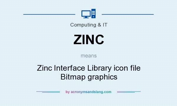 What does ZINC mean? It stands for Zinc Interface Library icon file Bitmap graphics