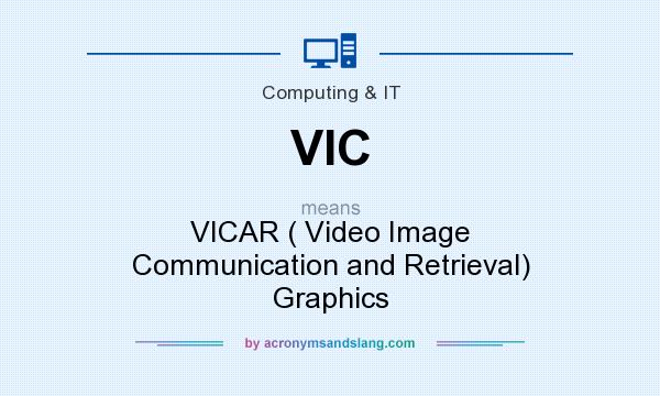 What does VIC mean? It stands for VICAR ( Video Image Communication and Retrieval) Graphics