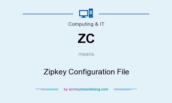 What does ZC mean? It stands for Zipkey Configuration File