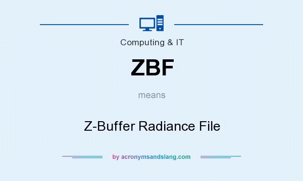 What does ZBF mean? It stands for Z-Buffer Radiance File