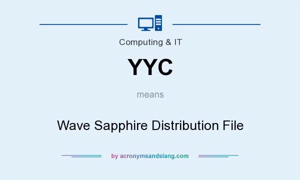 What does YYC mean? It stands for Wave Sapphire Distribution File