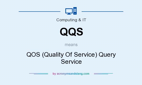What does QQS mean? It stands for QOS (Quality Of Service) Query Service