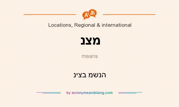 What does נצמ mean? It stands for ניצב משנה