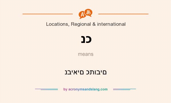 What does נכ mean? It stands for נביאים כתובים