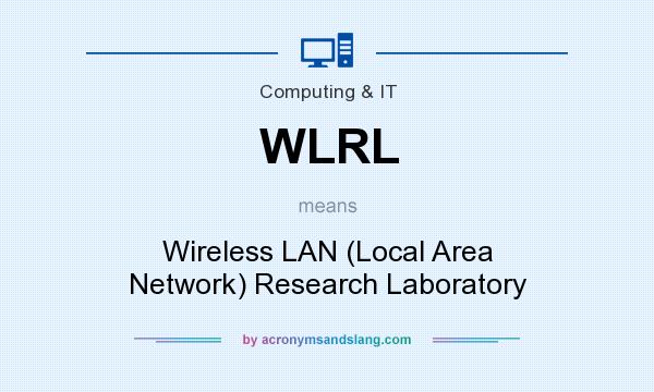 What does WLRL mean? It stands for Wireless LAN (Local Area Network) Research Laboratory