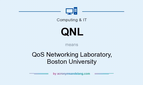 What does QNL mean? It stands for QoS Networking Laboratory, Boston University