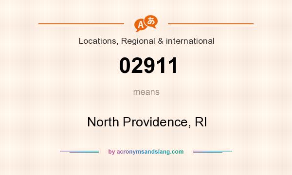 What does 02911 mean? It stands for North Providence, RI
