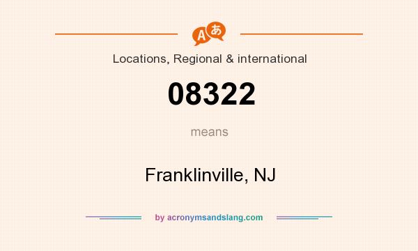 What does 08322 mean? It stands for Franklinville, NJ