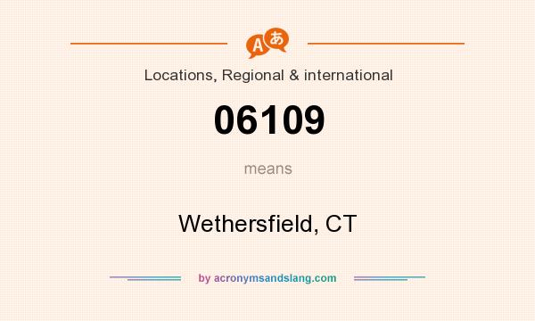 What does 06109 mean? It stands for Wethersfield, CT