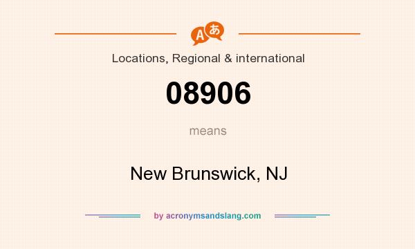 What does 08906 mean? It stands for New Brunswick, NJ