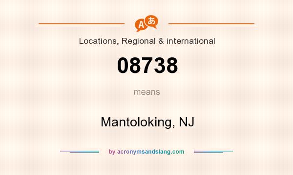What does 08738 mean? It stands for Mantoloking, NJ