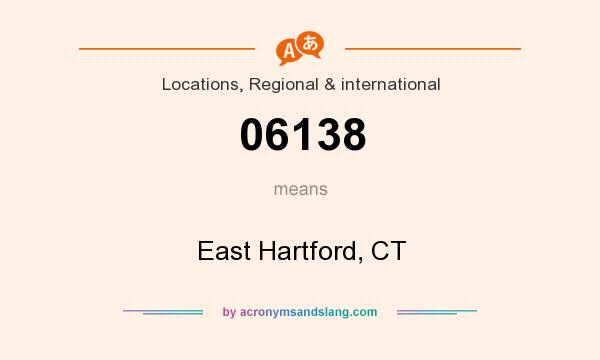 What does 06138 mean? It stands for East Hartford, CT