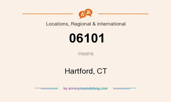 What does 06101 mean? It stands for Hartford, CT